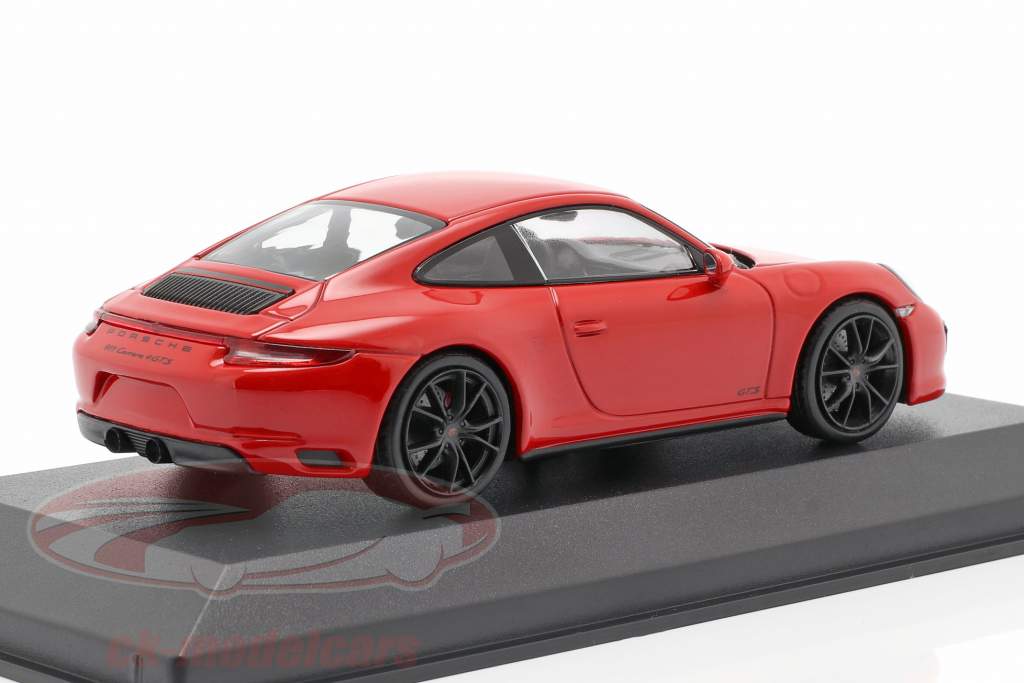 Porsche 911 (991 II) Carrera 4 GTS año de construcción 2017 guardias rojo 1:43 Minichamps