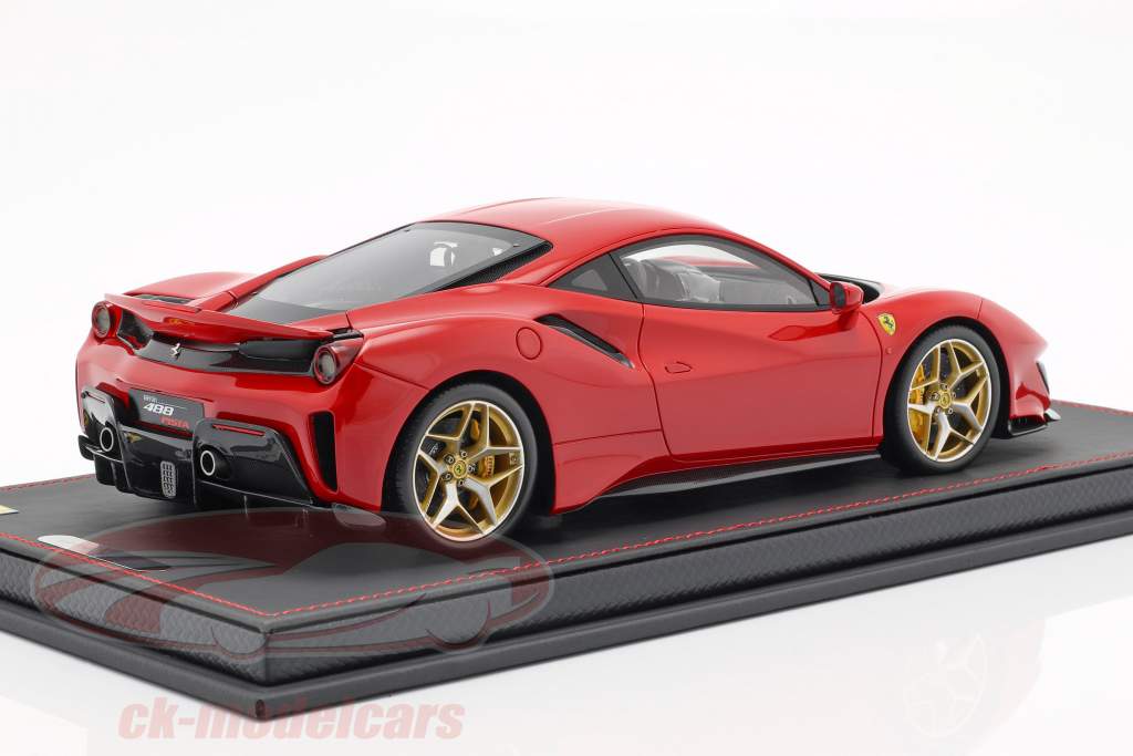 Ferrari 488 Pista año de construcción 2018 corsa rojo 1:18 BBR