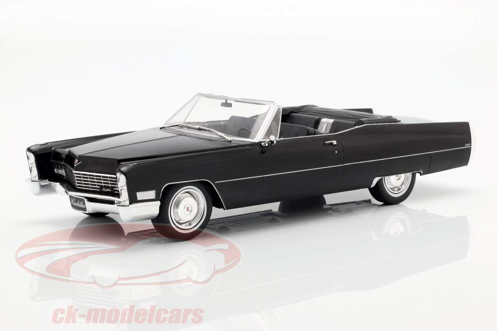 Cadillac DeVille конвертируемый Год постройки 1968 черный 1:18 KK-Scale