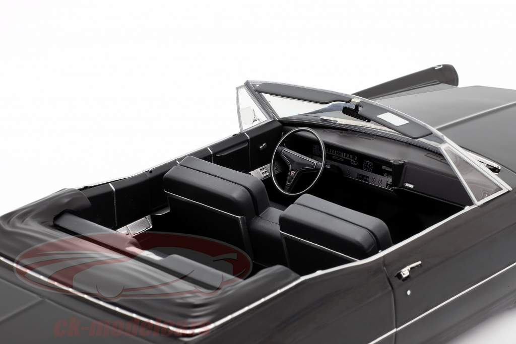 Cadillac DeVille Cabriolet Opførselsår 1968 sort 1:18 KK-Scale