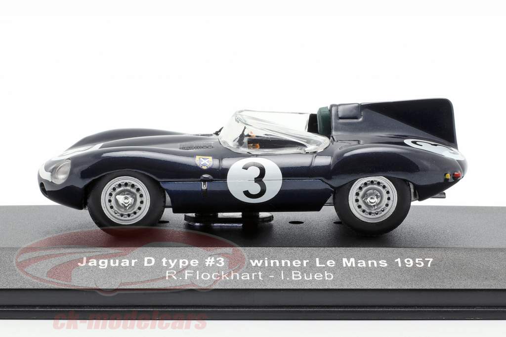Jaguar D-type #3 Winner 24h LeMans 1957 Flockhart / Bueb 1:43 Ixo