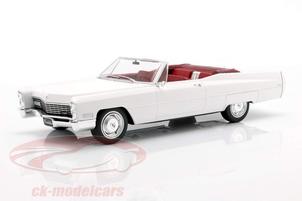 Cadillac DeVille convertibile anno di costruzione 1968 bianco 1:18 KK-Scale