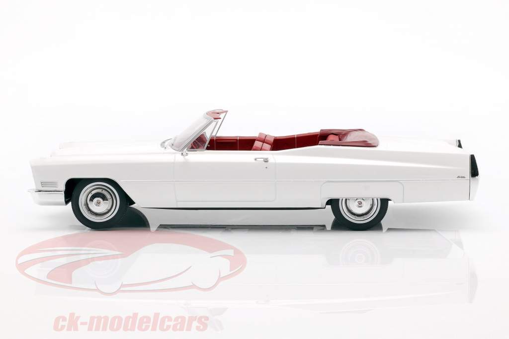 Cadillac DeVille convertible année de construction 1968 blanc 1:18 KK-Scale