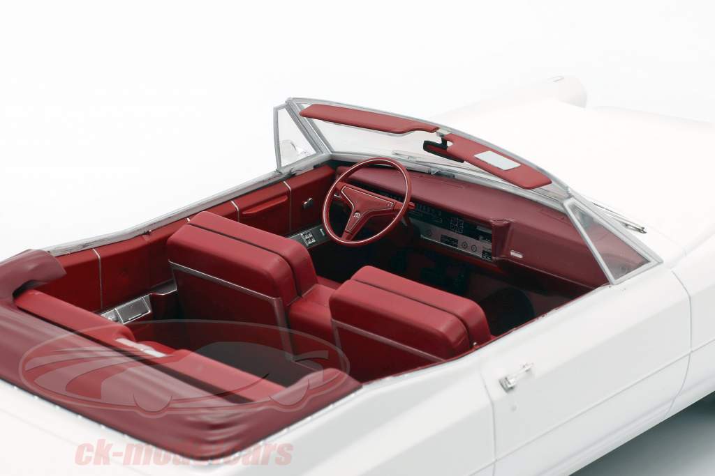 Cadillac DeVille conversível ano de construção 1968 branco 1:18 KK-Scale
