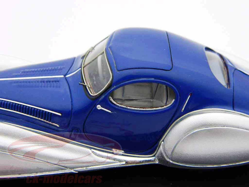 Talbot Lago T150C SS Teardrop Coupe Figoni / Falaschi azul-plata 1937 una y cuarenta y tres Spark