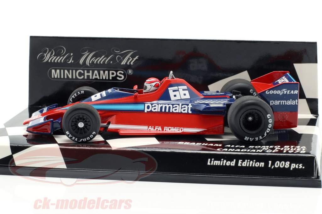 Nelson Piquet Brabham BT46 #66 Canada GP formula 1 1978 1:43 Minichamps
