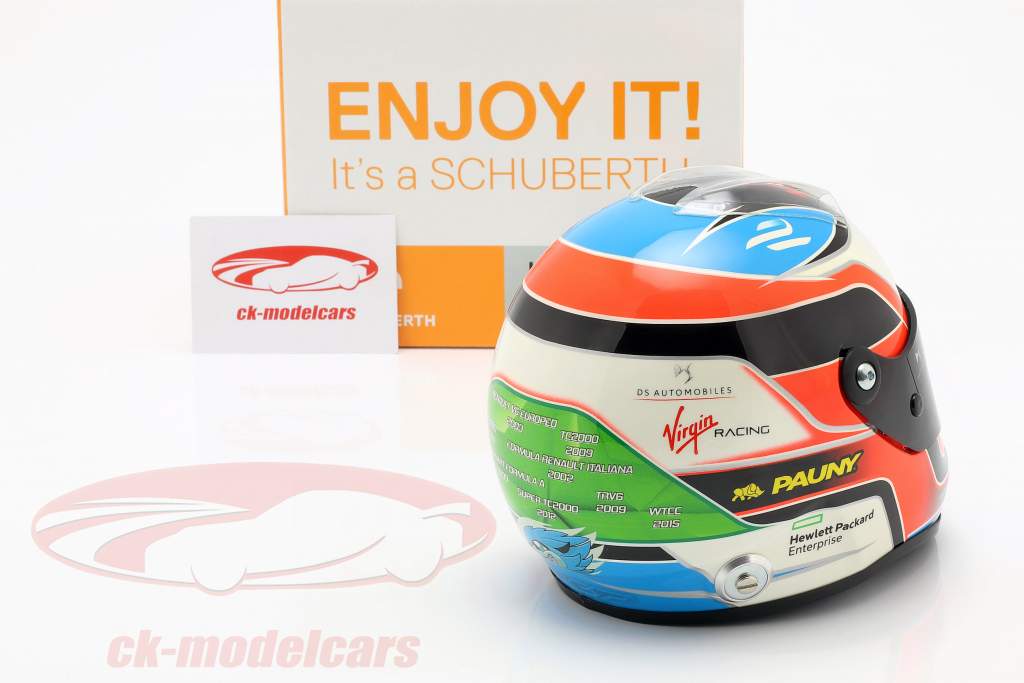 Jose Maria Lopez DS Virgin Racing fórmula e 2016 casco 1:2 Schuberth