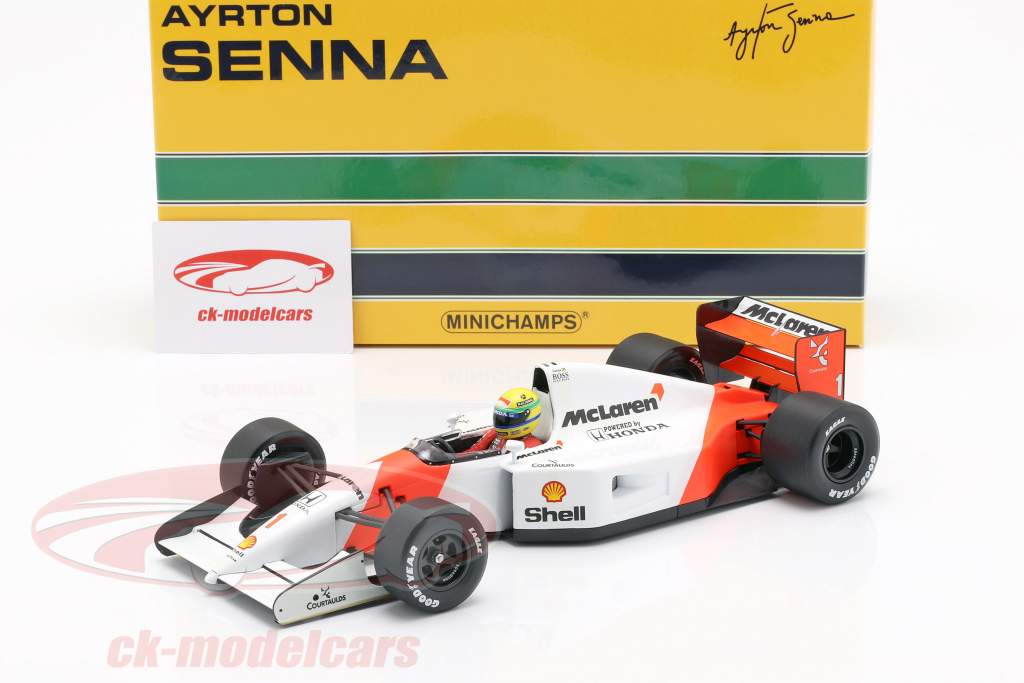 Ayrton Senna McLaren MP4/7 #1 fórmula 1 1992 1:18 Minichamps
