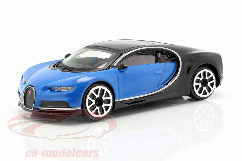Bugatti Chiron blu / nero 1:43 Bburago