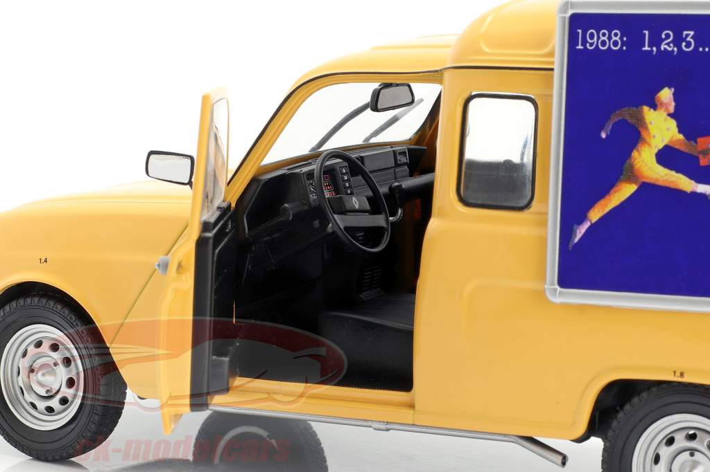 Renault 4LF4 La Poste année de construction 1988 jaune 1:18 Solido