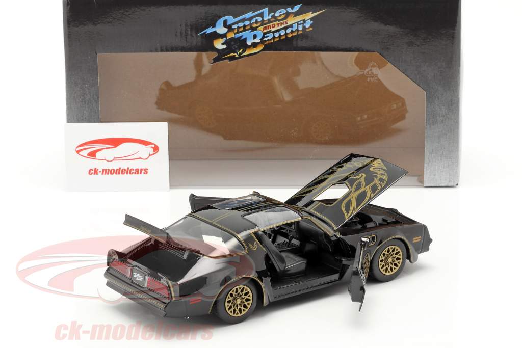 Pontiac Firebird 1977 film Smokey and the Bandit (1977) zwart 1:24 Jada Toys