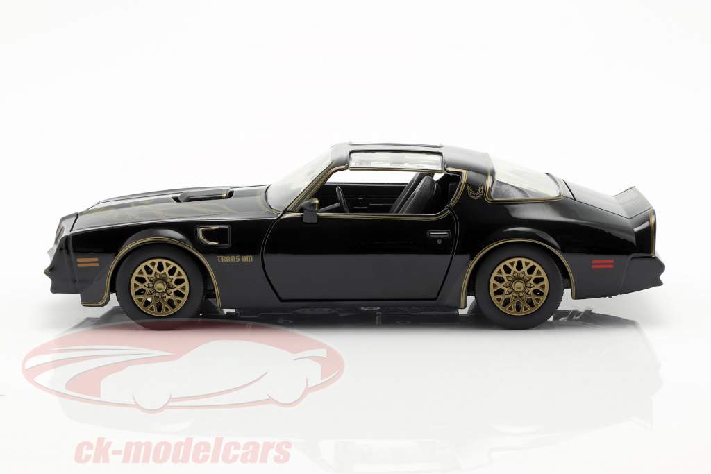 Pontiac Firebird 1977 film Smokey and the Bandit (1977) zwart 1:24 Jada Toys