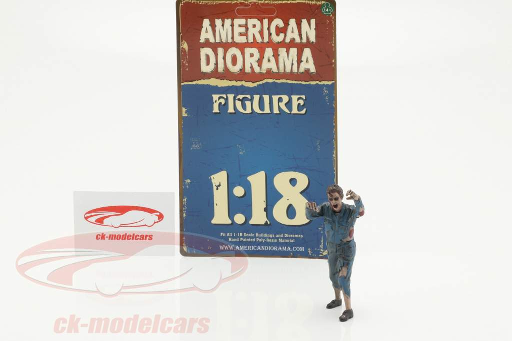 Zombie Mechaniker II Figur 1:18 American Diorama