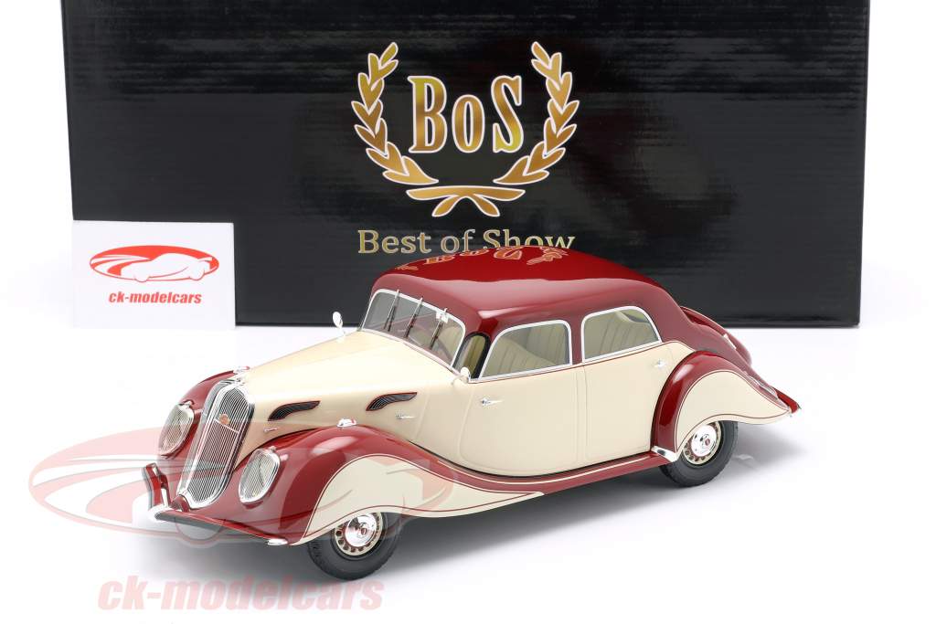 Panhard Levassor Dynamic Year 1936 beige / dark red 1:18 BoS-Models