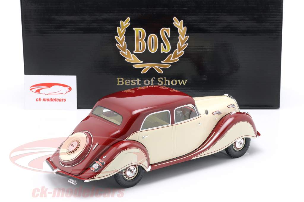 Panhard Levassor Dynamic Year 1936 beige / dark red 1:18 BoS-Models