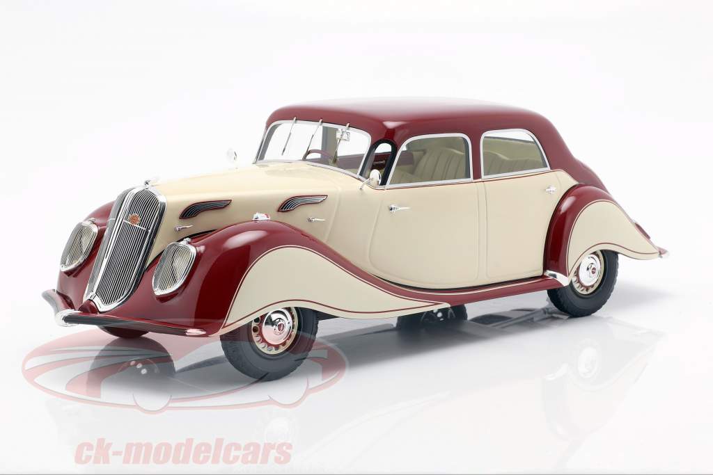 Panhard Levassor Dynamic anno 1936 beige / porpora 1:18 BoS-Models