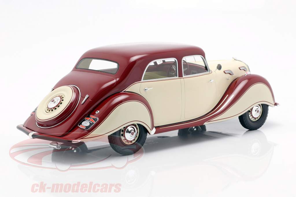 Panhard Levassor Dynamic anno 1936 beige / porpora 1:18 BoS-Models