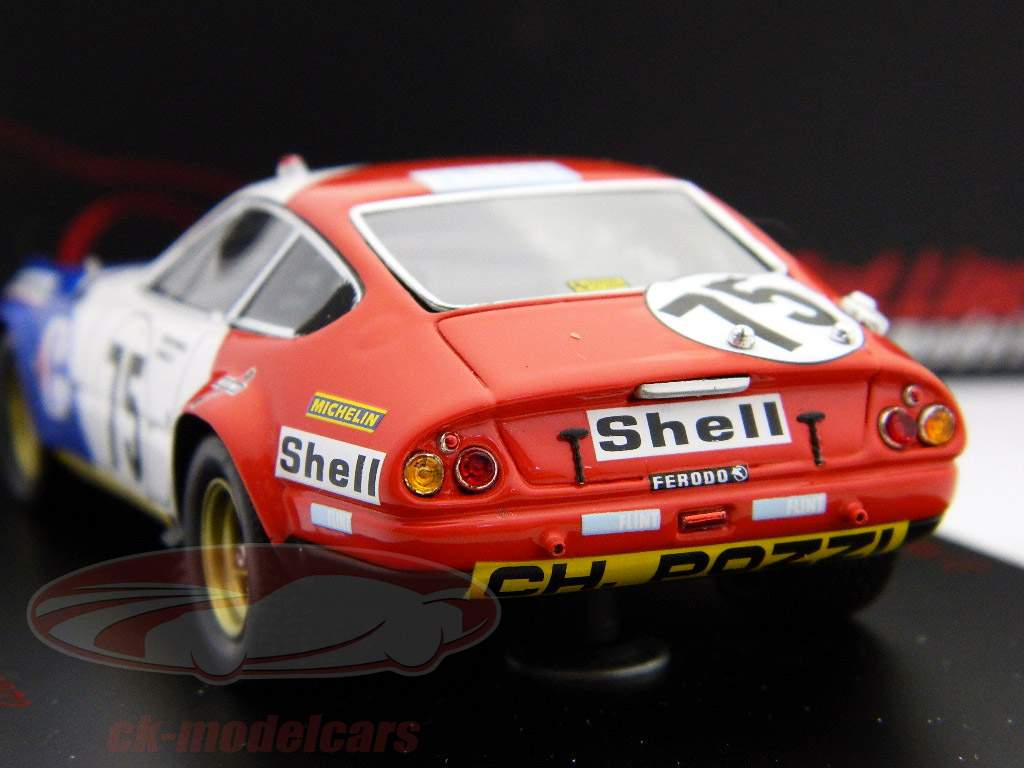Spark 1:43 Ferrari 365 GTB/4 #75 24h LeMans 1972 Rouveyran