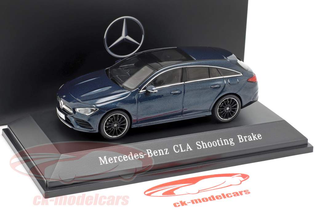 Mercedes-Benz CLA Shooting Brake (X118) year 2019 denim blue 1:43 Spark