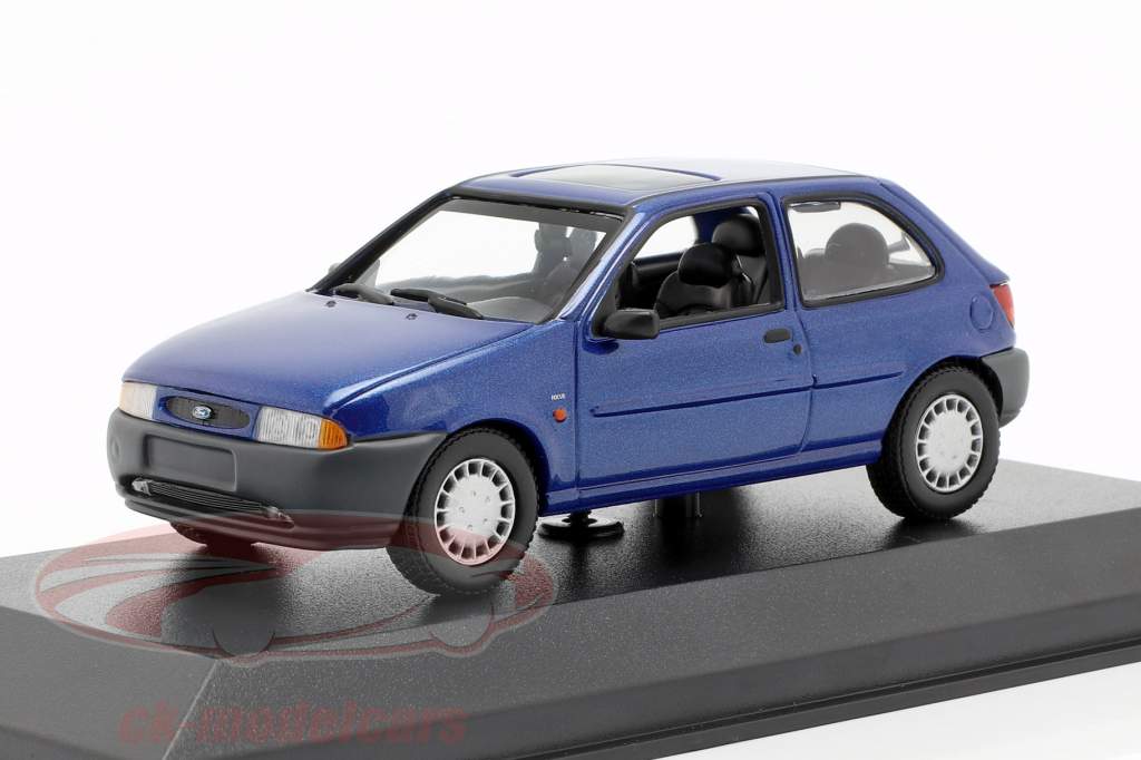 Ford Fiesta 築 1995 ブルー メタリック 1:43 Minichamps