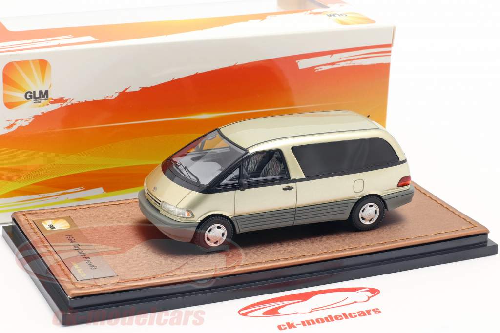 Toyota Previa 築 1994 ゴールド 1:43 GLM