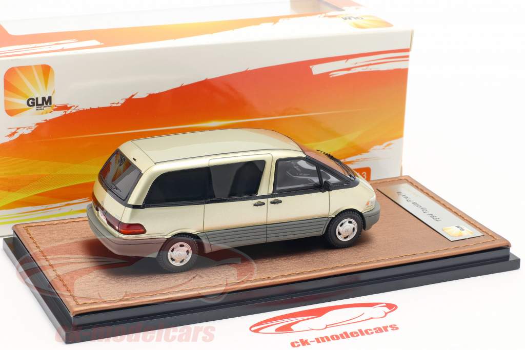Toyota Previa 築 1994 ゴールド 1:43 GLM