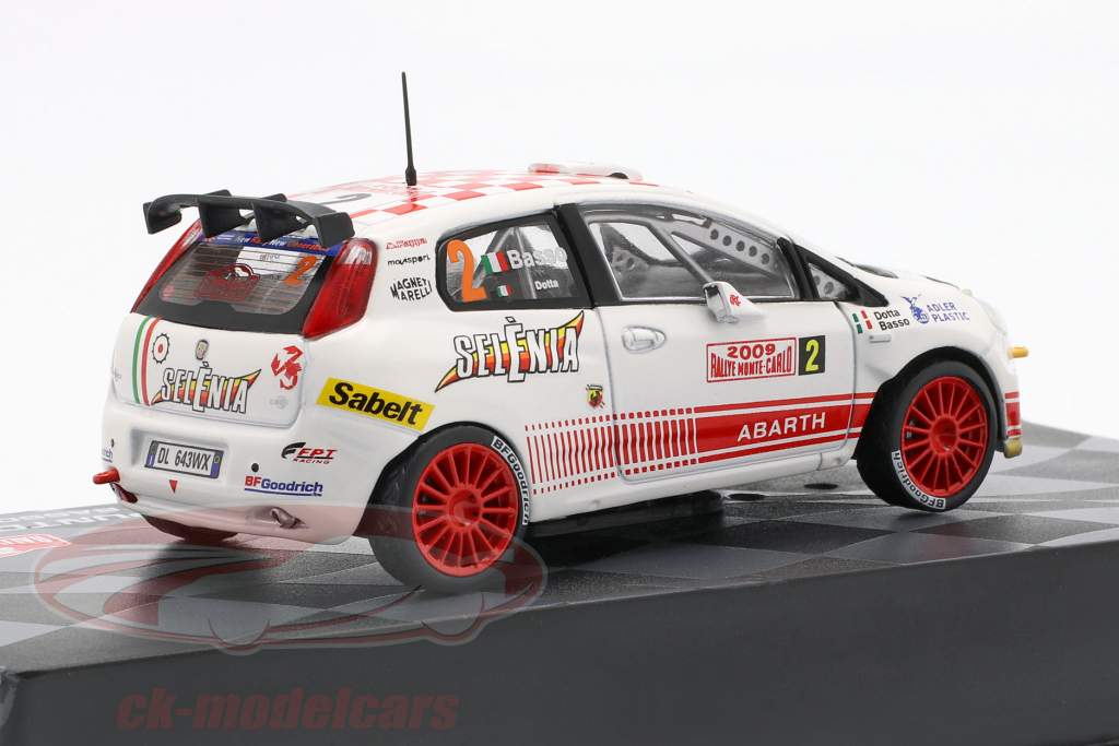 Abarth Grande Punto S2000 #2 5th Rallye Monte Carlo 2009 Basso, Dotta 1:43 Altaya