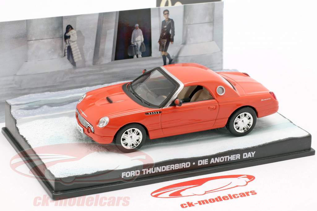 Ford Thunderbird Car James Bond movie Die Another Day orange 1:43 Ixo