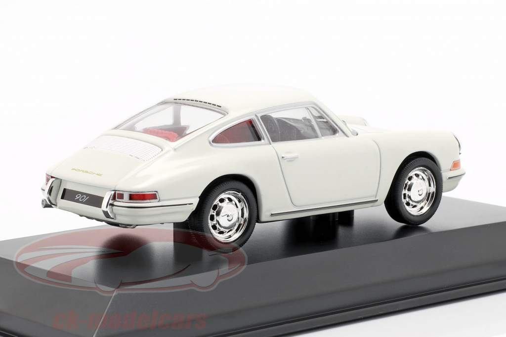 Porsche 901 Jaar 1964 wit Porsche Museum Editie 1:43 Welly