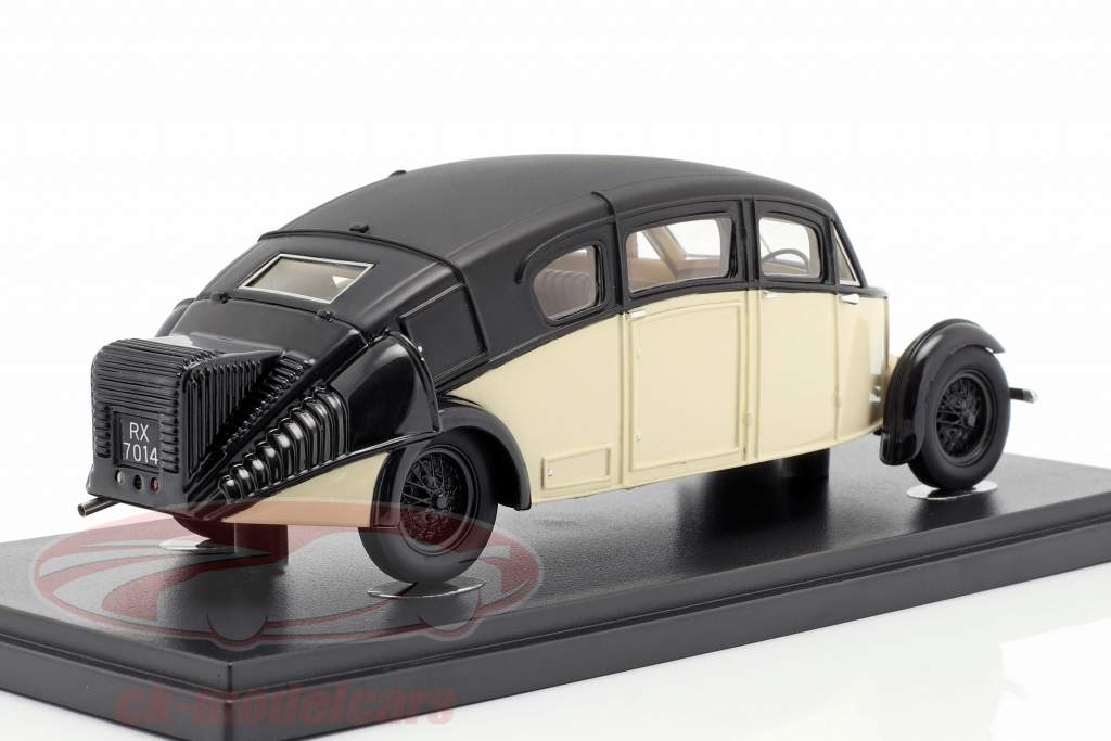 Burney R-100 Streamline Opførselsår 1930 elfenben / sort 1:43 AutoCult