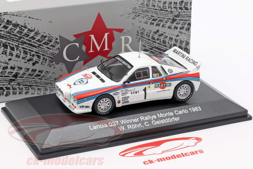 Lancia 037 #1 Vinder Rallye Monte Carlo 1983 Röhrl, Geistdörfer 1:43 CMR