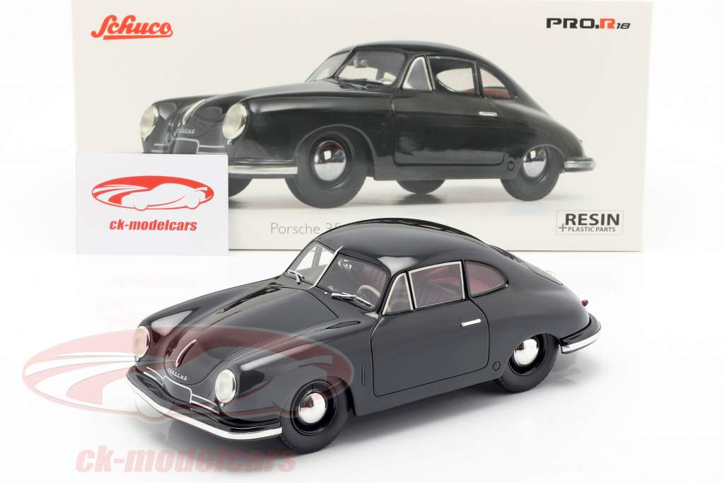 Porsche 356 Gmünd Coupe schwarz 1:18 Schuco