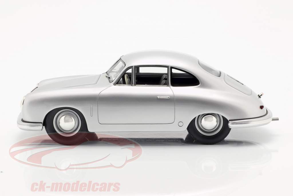 Porsche 356 Gmünd Coupe argento 1:18 Schuco