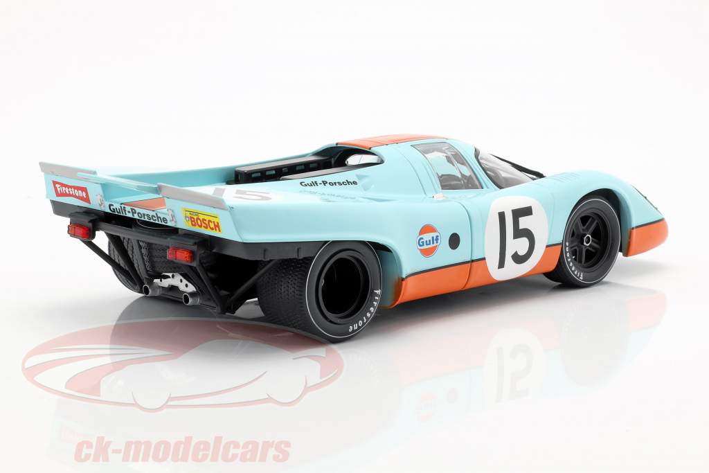 Porsche 917K Gulf #15 1000km Zeltweg 1971 Bell, Siffert 1:18 CMR
