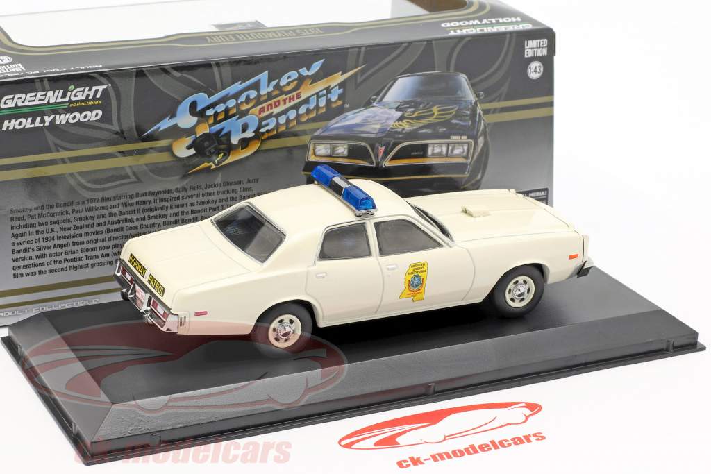 Greenlight 1:43 Plymouth Fury Mississippi Highway Patrol