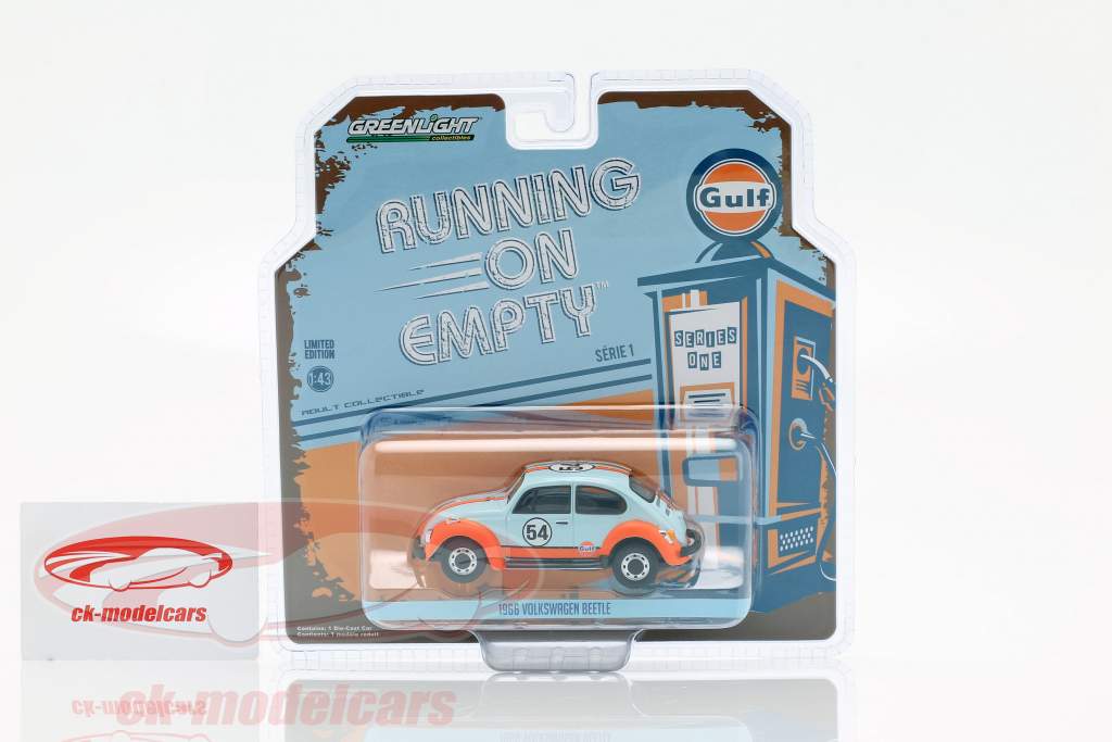 Volkswagen VW Beetle year 1966 Gulf version 1:43 Greenlight