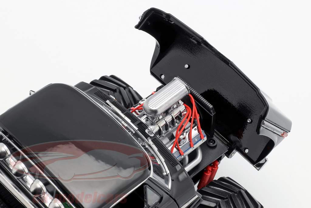 Ford F-250 Monster Truck com 48 polegadas pneus ano de construção 1979 preto 1:18 Greenlight