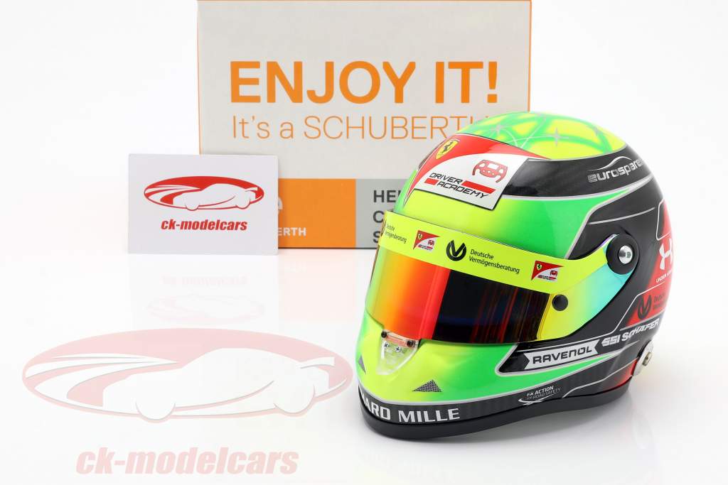 Mick Schumacher Prema Racing #9 formula 2 2019 casco 1:2 Schuberth