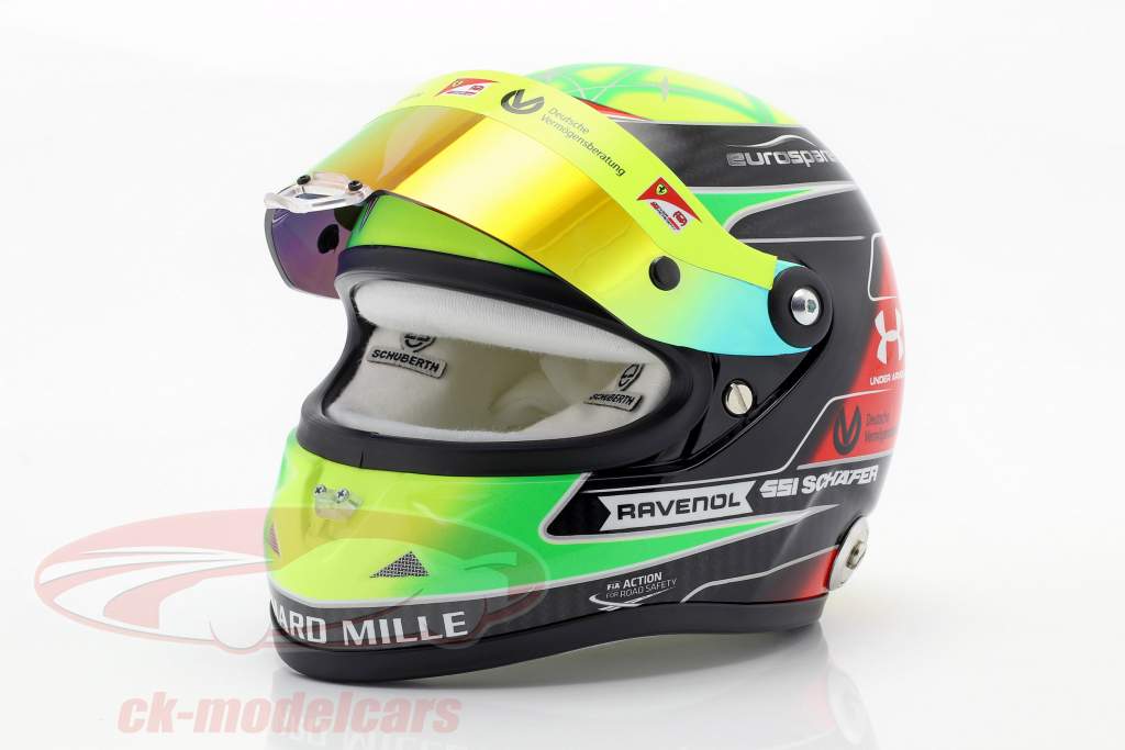 Mick Schumacher Prema Racing #9 formula 2 2019 casco 1:2 Schuberth