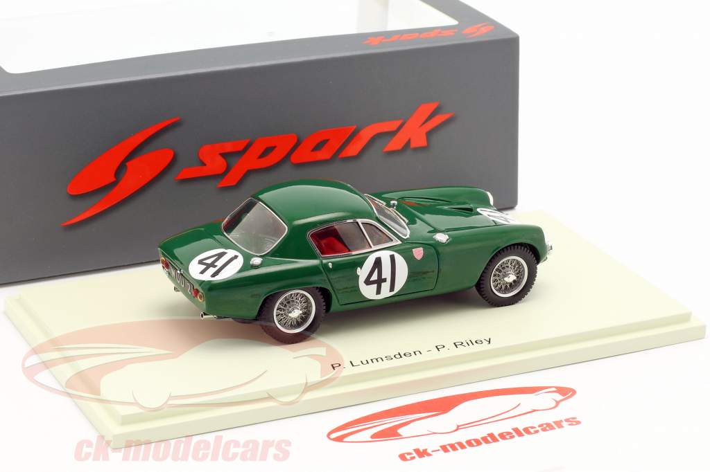 Lotus Elite #41 24h LeMans 1959 Lumsden, Riley 1:43 Spark