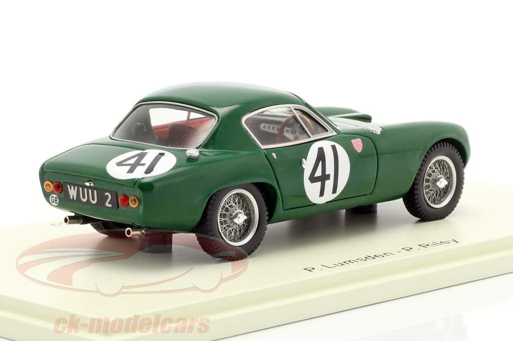 Lotus Elite #41 24h LeMans 1959 Lumsden, Riley 1:43 Spark