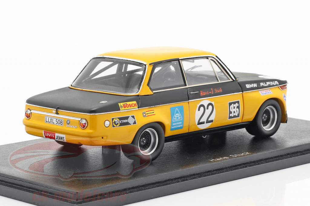 BMW 2002 #22 3rd Div. 2 GP Brno 1971 Hans Stuck 1:43 Spark