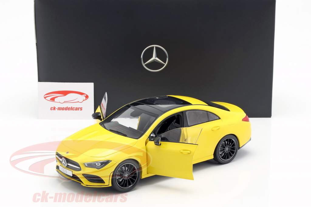 Mercedes-Benz CLA Coupe (C118) Opførselsår 2019 sol gul 1:18 Z-Models