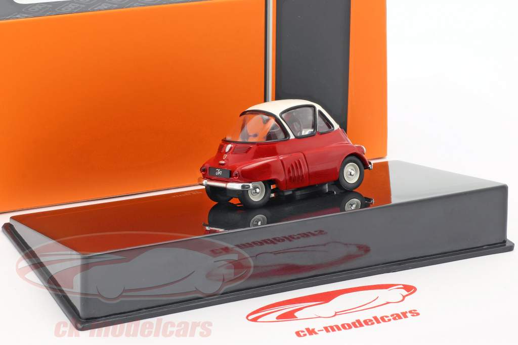Iso Isetta anno di costruzione 1955 rosso / bianco 1:43 Ixo