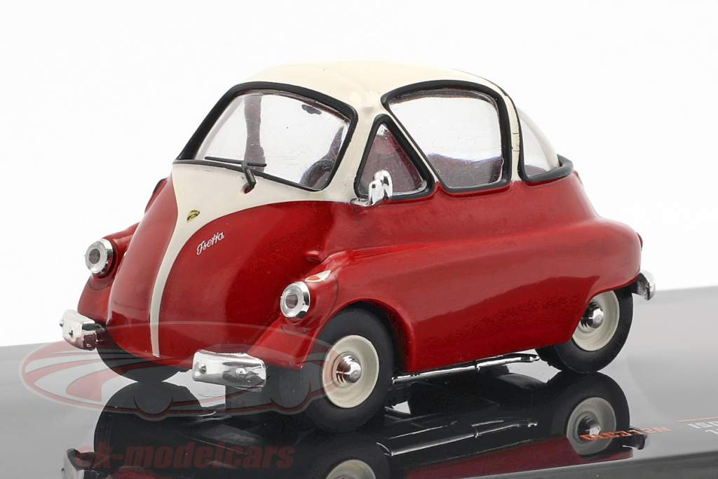 Iso Isetta anno di costruzione 1955 rosso / bianco 1:43 Ixo