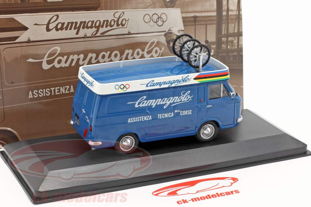 Fiat 238 van Campagnolo ano de construção 1972 azul 1:43 Altaya