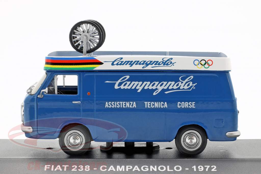 Fiat 238 van Campagnolo ano de construção 1972 azul 1:43 Altaya