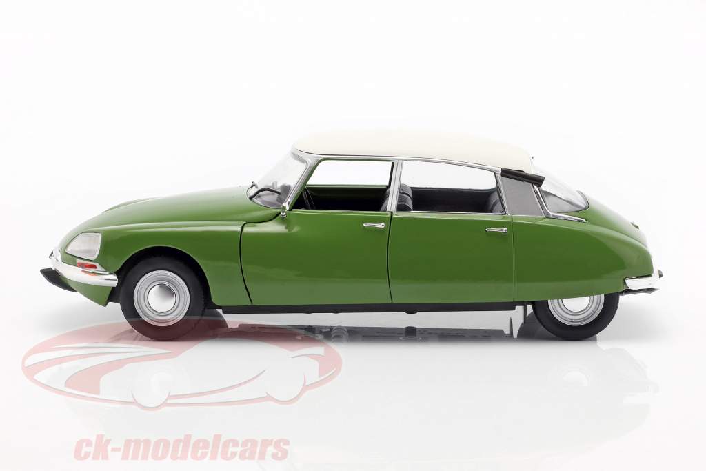 Citroen D Special año de construcción 1972 muscine verde / blanco 1:18 Solido