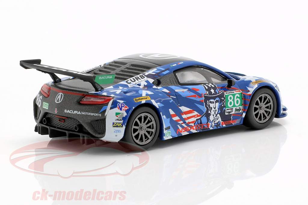 Acura NSX GT3 #86 6h Watkins Glen IMSA 2017 Segal, Negri 1:64 True Scale