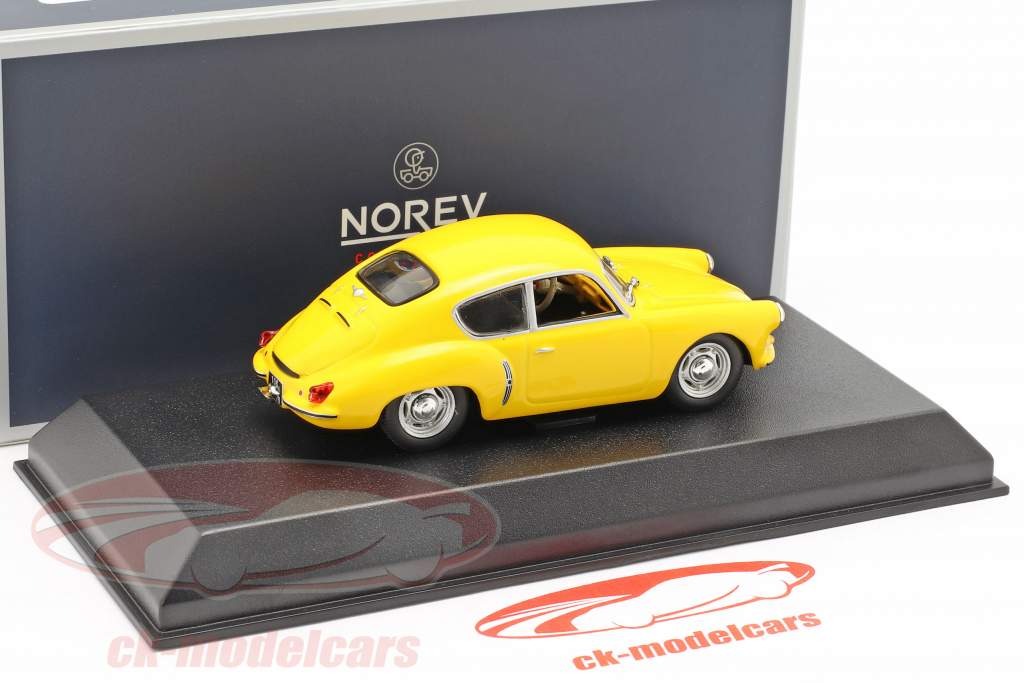 Alpine Renault A106 année de construction 1956 jaune 1:43 Norev